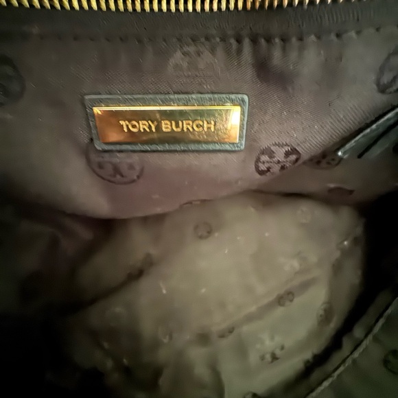 Tory Burch EUC NO CALL OUTS Ivy Side-Zip Tote bag pebbled leather - Picture 8 of 11